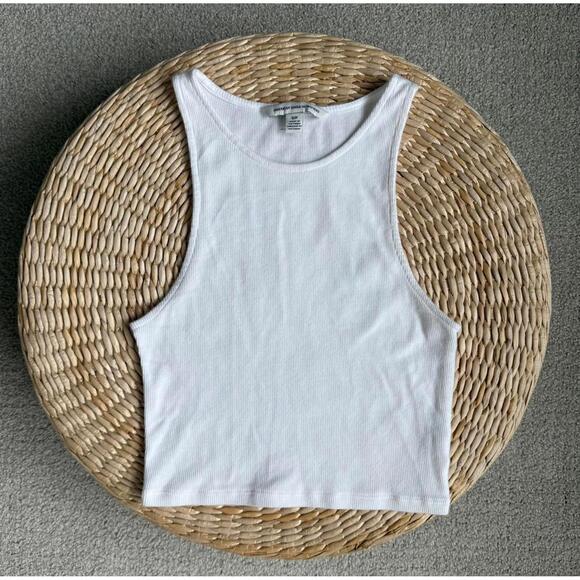 Good condition! American Eagle Ribbed Crop Tank Top - Picture 1 of 4